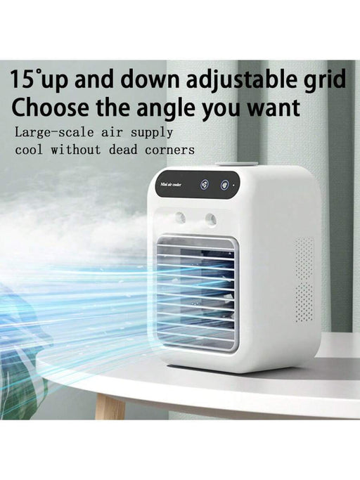 Shein Mini ventilador de aire acondicionado pequeño con humidificación - Quierox - Tienda Online