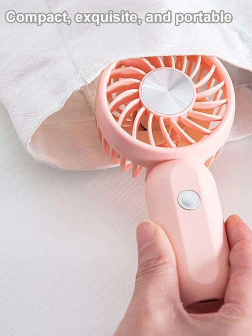 Shein Mini ventilador eléctrico portátil USB, unisex, color moderno, alta calidad - Quierox - Tienda Online