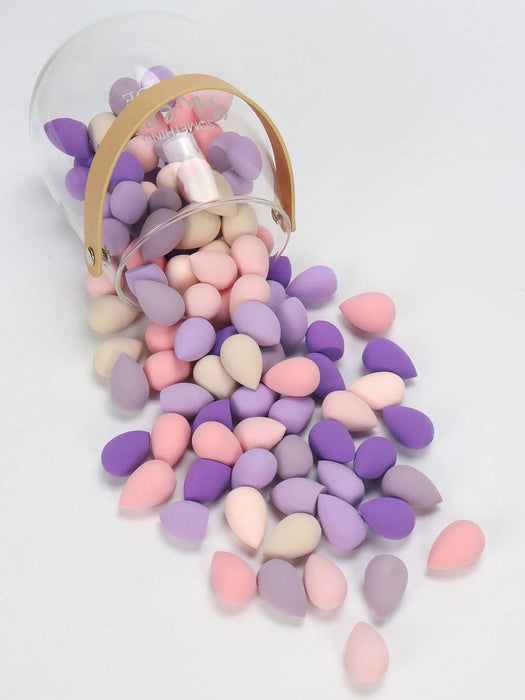 Shein Miniesponja de maquillaje (paquete de 40 unidades), multiusos, apta para maquillaje líquido, en crema y en polvo, multicolor, sin látex - Quierox - Tienda Online