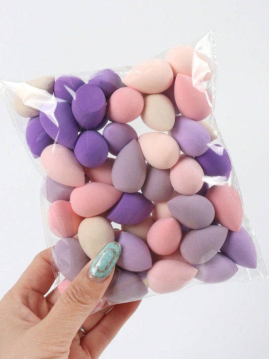 Shein Miniesponja de maquillaje (paquete de 40 unidades), multiusos, apta para maquillaje líquido, en crema y en polvo, multicolor, sin látex - Quierox - Tienda Online