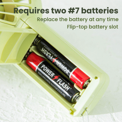 Shein Miniventilador portátil de dibujos animados a pilas - Quierox - Tienda Online