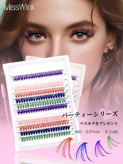 Shein Miss Wink 240 piezas de piel de flores de colores 40D - Quierox - Tienda Online