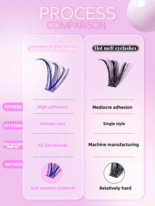 Shein Miss Wink 240 piezas de piel de flores de colores 40D - Quierox - Tienda Online