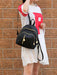 Shein Mochila casual de estilo universitario para mujer, de nailon de color liso - Quierox - Tienda Online