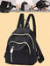 Shein Mochila casual de estilo universitario para mujer, de nailon de color liso - Quierox - Tienda Online