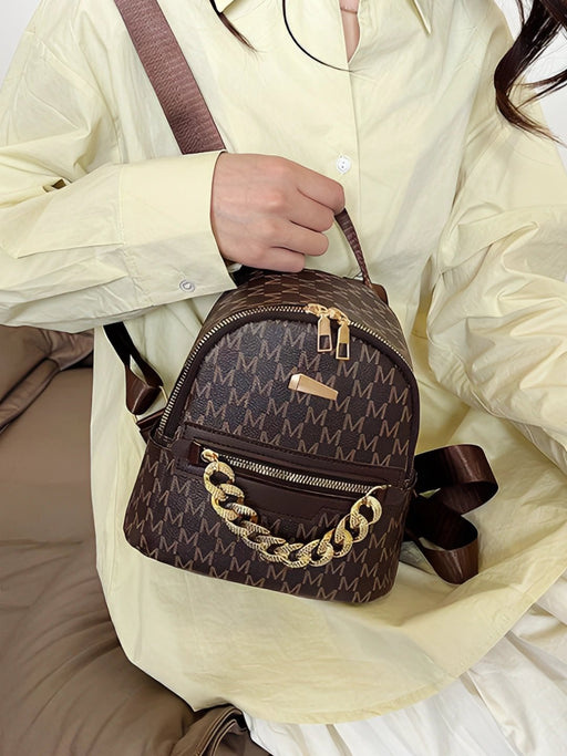 SHEIN Mochila De Pu Casual De Gran Capacidad Para Mujeres, Estilo Sencillo Y Versátil - Quierox - Tienda Online