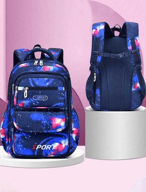 SHEIN Mochila escolar, para estudiantes, de viaje con estampado de cielo estrellado - Quierox - Tienda Online