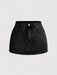 SHEIN MOD Falda corta de mezclilla casual para mujer con decoración de lazo - Quierox - Tienda Online