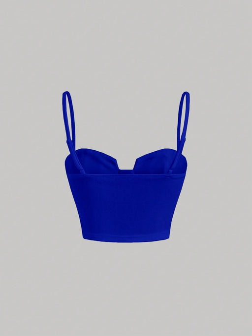 SHEIN MOD Top de tirantes con bustier liso - Quierox - Tienda Online