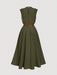SHEIN MOD Vestido sin mangas de color liso para mujer con cinturón - Quierox - Tienda Online