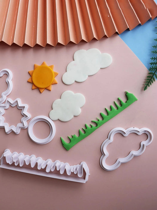 Shein Molde de plástico para tartas 5 piezas - Quierox - Tienda Online