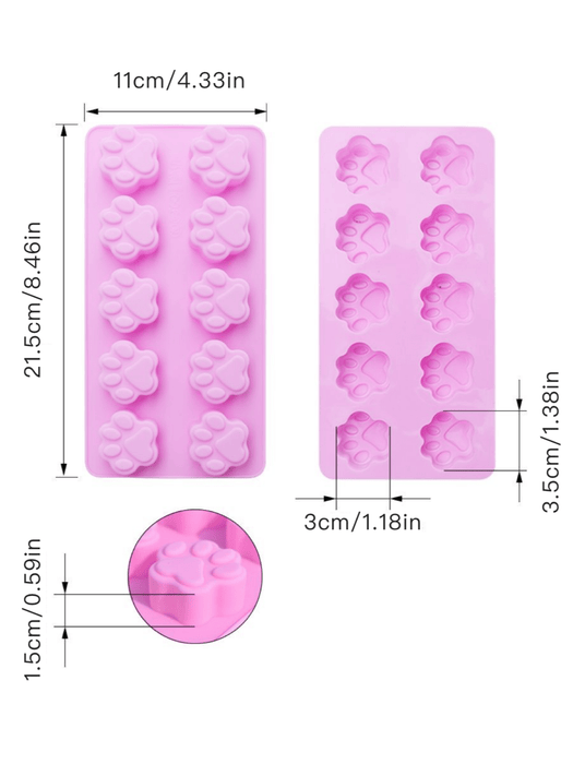 Shein Molde para hornear con forma de pata de cachorro - Quierox - Tienda Online