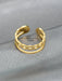 SHEIN MONALLY 1 anillo de acero inoxidable con cadena ajustable - Quierox - Tienda Online