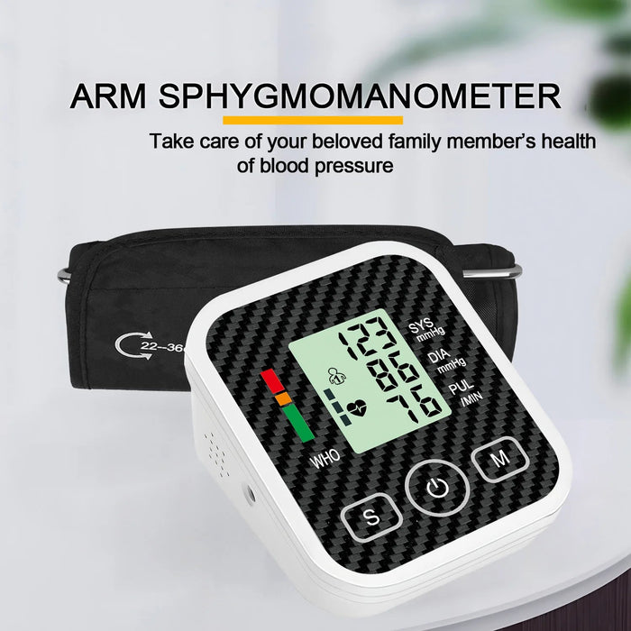 Shein Monitor de presión arterial digital automático para brazo, con pantalla LCD y brazalete - Quierox - Tienda Online