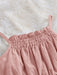 Shein Mono con tirantes y volantes para bebé niña, cómodo, lindo y dulce - Quierox - Tienda Online