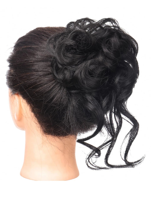 Shein Moño corto de pelo sintético rizado con garra - Quierox - Tienda Online