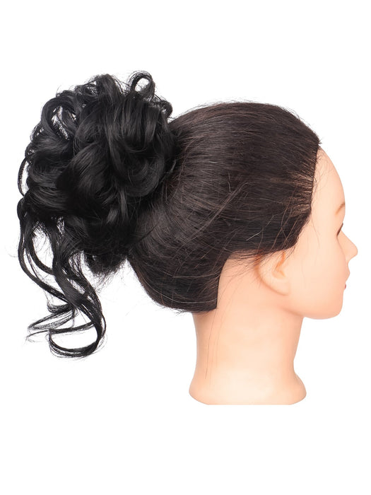 Shein Moño corto de pelo sintético rizado con garra - Quierox - Tienda Online