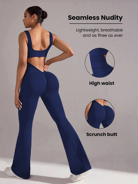 SHEIN Mono de yoga sin costuras Velisys para mujer - Quierox - Tienda Online
