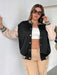 SHEIN MOOSTA Plus Chaqueta de dos tonos con hombros caídos y ribete de rayas con gráfico de letras - Quierox - Tienda Online