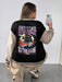 SHEIN MOOSTA Plus Chaqueta de dos tonos con hombros caídos y ribete de rayas con gráfico de letras - Quierox - Tienda Online
