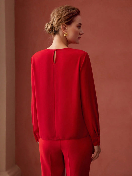 SHEIN MOTF PREMIUM Blusa con botones de perla - Quierox - Tienda Online