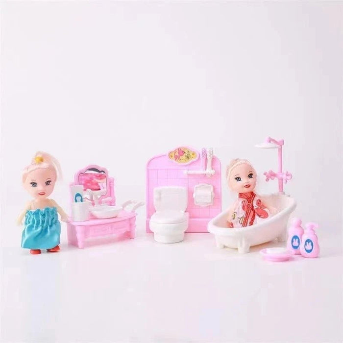 SHEIN Muebles en Miniatura a Escala 1:12 para Casas de Muñecas - Baño - Quierox - Tienda Online