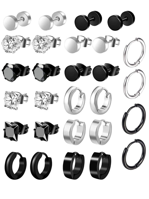 SHEIN Mujer 14 piezas / set Set pendientes de aro minimalista - Quierox - Tienda Online