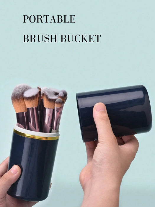 SHEIN mulynsie 14 piezas de brochas de maquillaje de oro champán - Quierox - Tienda Online