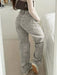 SHEIN MYOURSA Jeans de pierna recta y tiro bajo para mujer - Quierox - Tienda Online