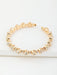 Shein NAIZHU Pulsera abierta con diseño de diamante de imitación - Quierox - Tienda Online