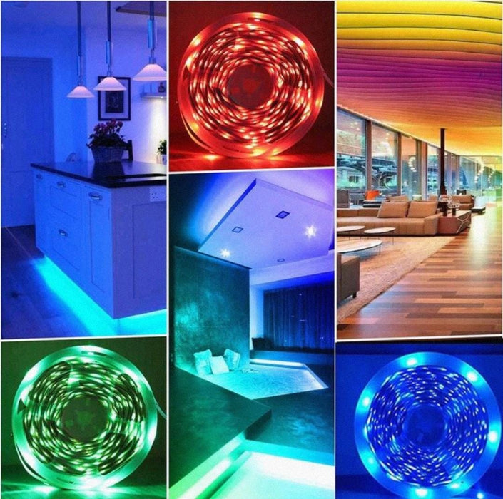 SHEIN NBBUFF Tira de luces LED de 32.8FT/10m con control remoto de 44 teclas - Quierox - Tienda Online