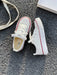 Shein OPOEE Zapatillas de lona blancas deportivas de media caña para niños - Quierox - Tienda Online