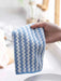 SHEIN Paño de cocina de ion grueso y ondulado, surtido de 5 unidades, de vellón coral a raya - Quierox - Tienda Online
