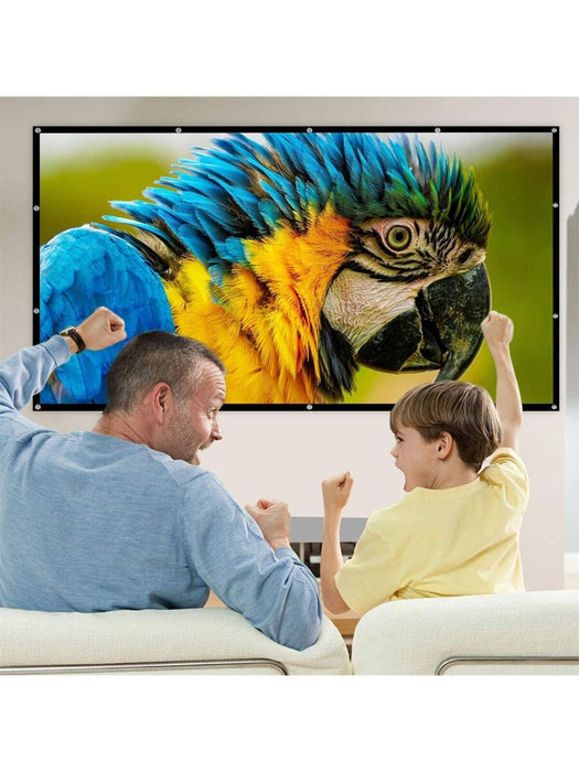 SHEIN Pantalla de proyección HD de 100 pulgadas 16:9, plegable, antiarrugas - Quierox - Tienda Online