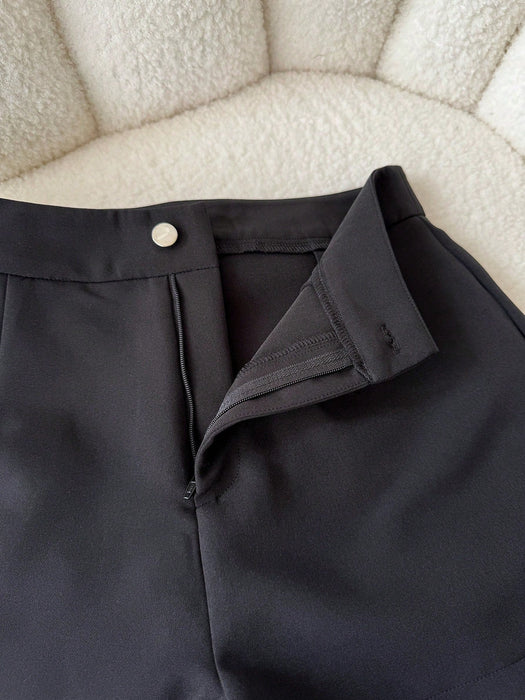 SHEIN Pantalón Airaco para mujer, sencillos y modernos, de color liso, ideales para el verano. - Quierox - Tienda Online