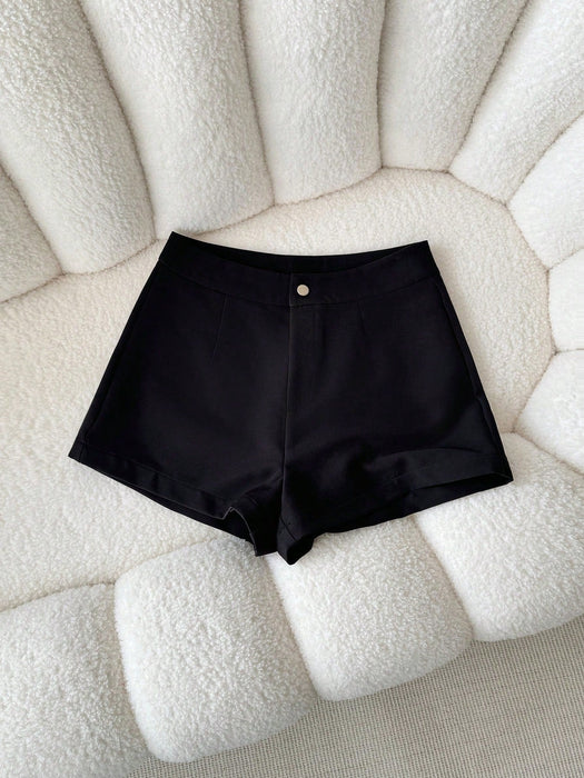 SHEIN Pantalón Airaco para mujer, sencillos y modernos, de color liso, ideales para el verano. - Quierox - Tienda Online