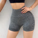 SHEIN Pantalón corto de yoga deportivo sin costuras para mujer de cintura alta - Quierox - Tienda Online