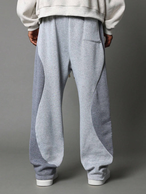 SHEIN Pantalón deportivo informal SUMWON, cómodo y casual, estilo jogger, con bloques de color bicolor - Quierox - Tienda Online