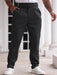 SHEIN Pantalones casuales con botones y bolsillos de color liso para hombre - Quierox - Tienda Online