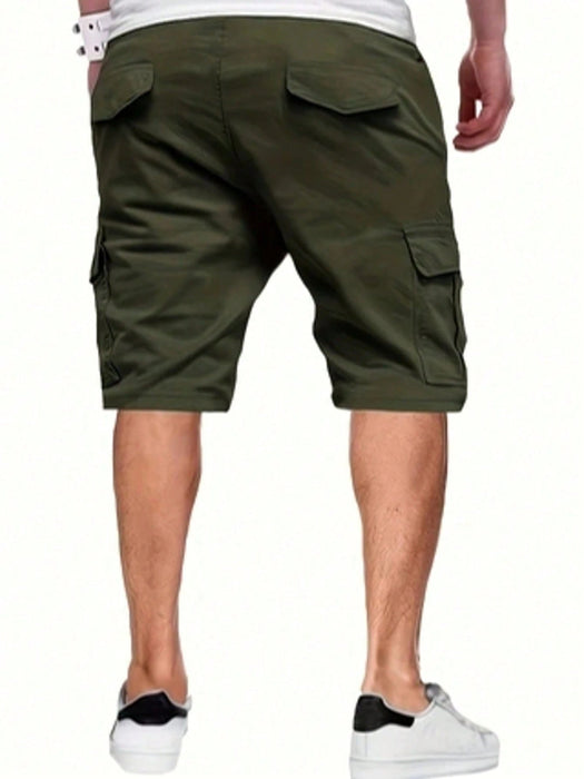 SHEIN Pantalones cortos cargo de estilo callejero ligeros para hombres - Quierox - Tienda Online