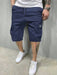 SHEIN Pantalones cortos cargo de estilo callejero ligeros para hombres - Quierox - Tienda Online