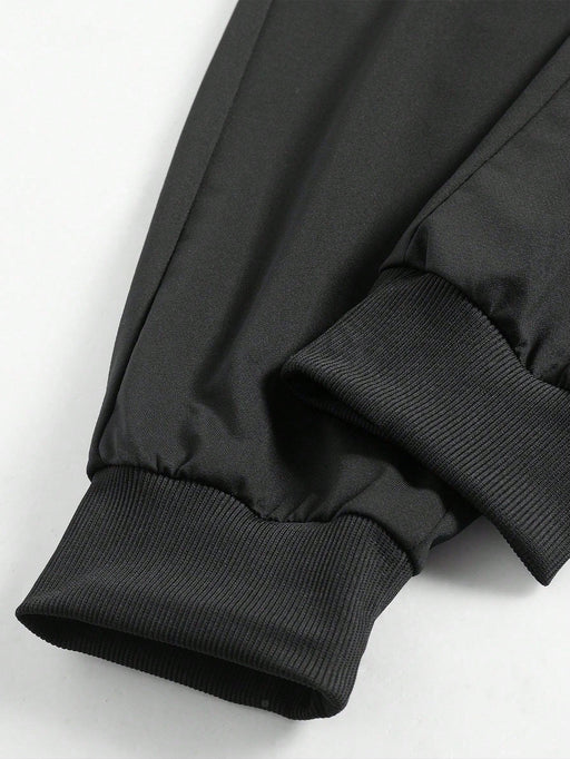 SHEIN Pantalones de punto de unicolor minimalistas para hombres - Quierox - Tienda Online