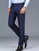 SHEIN Pantalones de traje formal largos y lisos para hombre - Quierox - Tienda Online
