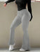 SHEIN Pantalones largos cómodos de corte ajustado y acampanados - Quierox - Tienda Online