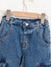 SHEIN Pantalones vaqueros cargo Genkimix Kids para niño, corte holgado, pierna recta y costuras en contraste - Quierox - Tienda Online