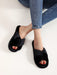 SHEIN Pantuflas de interior para mujer con tiras cruzadas, suaves y cómodas. - Quierox - Tienda Online