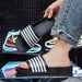 SHEIN Pantuflas unisex a rayas, sandalias antideslizantes - Quierox - Tienda Online