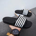 SHEIN Pantuflas unisex a rayas, sandalias antideslizantes - Quierox - Tienda Online