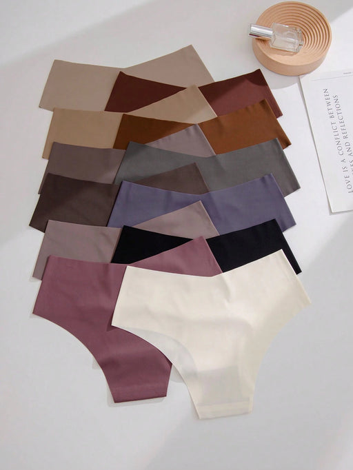 SHEIN Paquete de 12 calzoncillos lisos y sencillos - Quierox - Tienda Online