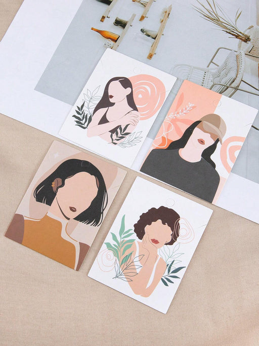 Shein Paquete de 20 tarjetas de presentación con patrones aleatorios, 6 x 8 cm, adecuadas para exhibir joyas de mujer - Quierox - Tienda Online